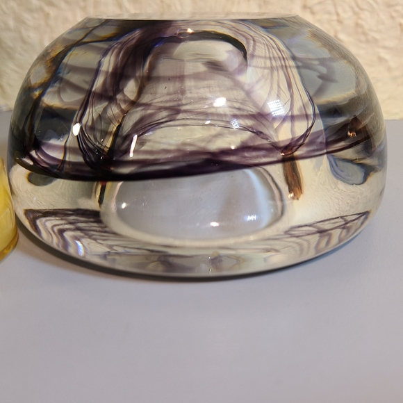 Kosta Boda BLOWN GLASS CANDLE HOLDER - Picture 6 of 9